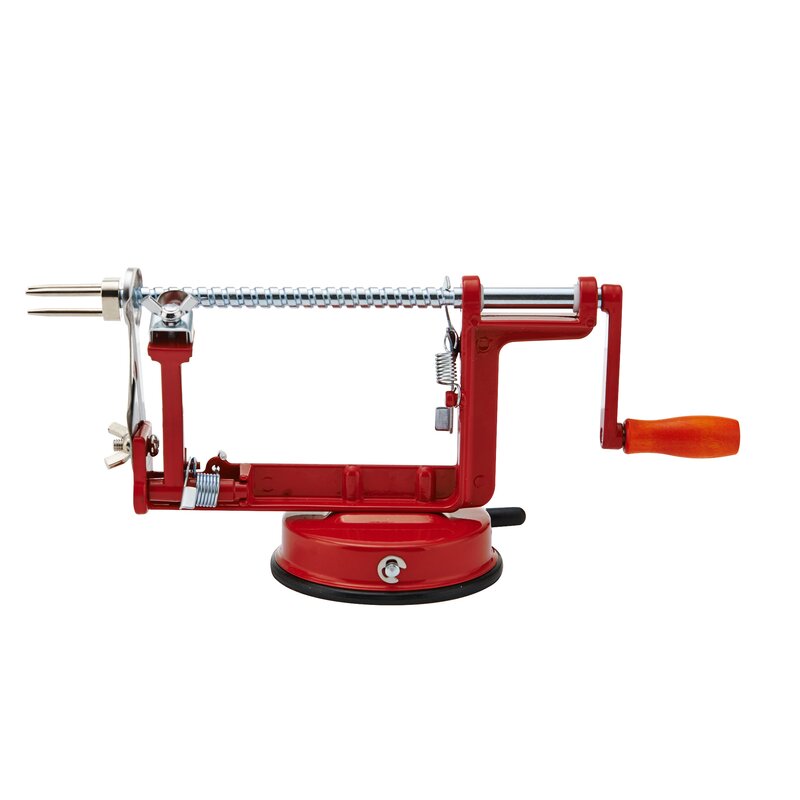 apple peeler and corer that does not slice